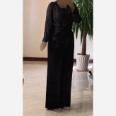 شلوار بگ مازراتی زنانه مشکی سایز L تا 2XL