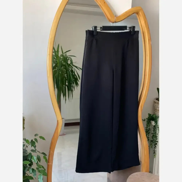 شلوار بگ مازراتی زنانه مشکی سایز L تا 2XL