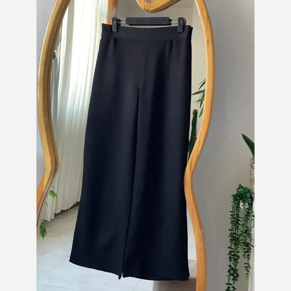 شلوار بگ مازراتی زنانه مشکی سایز L تا 2XL