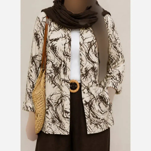 شومیز رویال زنانه ژاکارد حصیری فری سایز 36 تا 46 شیک خنک