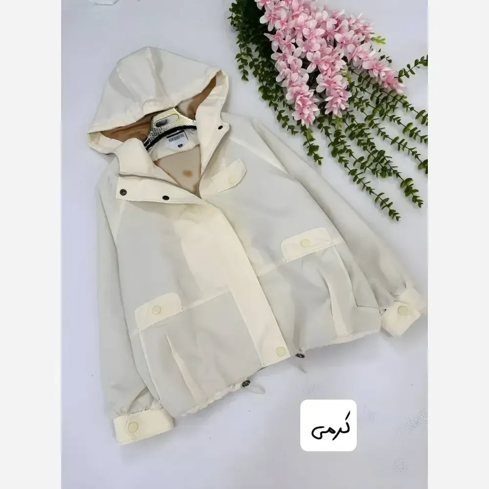 بامبر جکت زنانه مدل گلرخ جنس تی سی و آستر