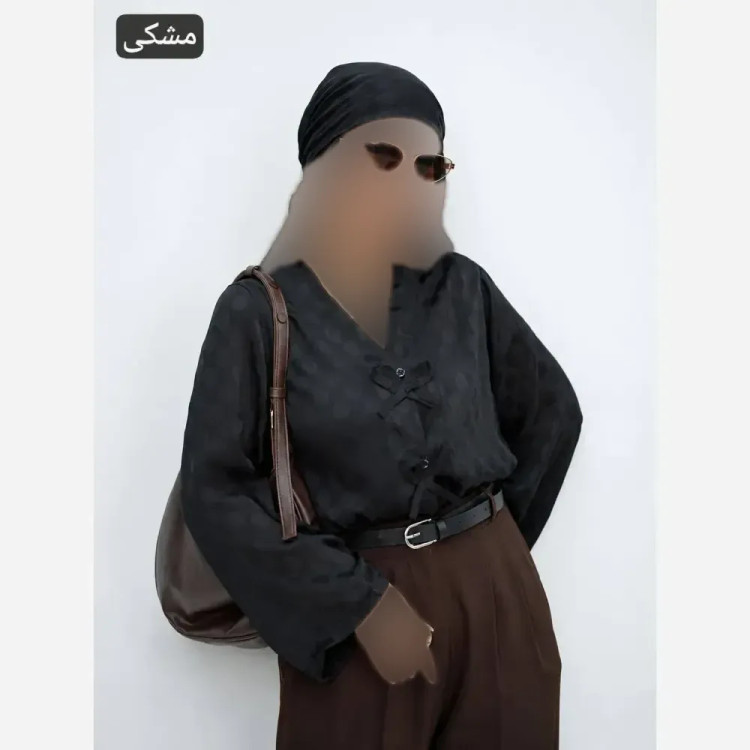ست مانتو و اسکارف رابرت جنس کریشه شیمر وارداتی فری سایز