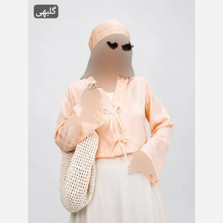 ست مانتو و اسکارف رابرت جنس کریشه شیمر وارداتی فری سایز