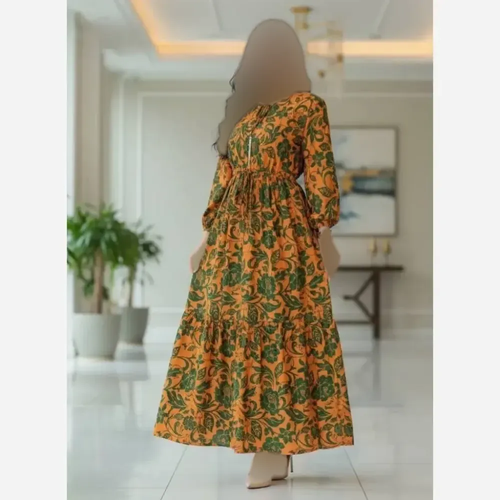 پیراهن ساحلی بوگاتی فلور درجه یک فری سایز 38 تا 48