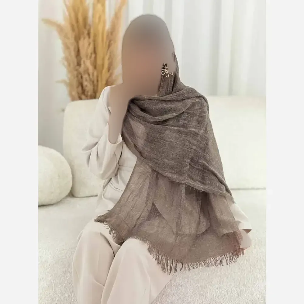 شال مریمی لنین نخ ظریف ابعاد 165 در 65 زنانه