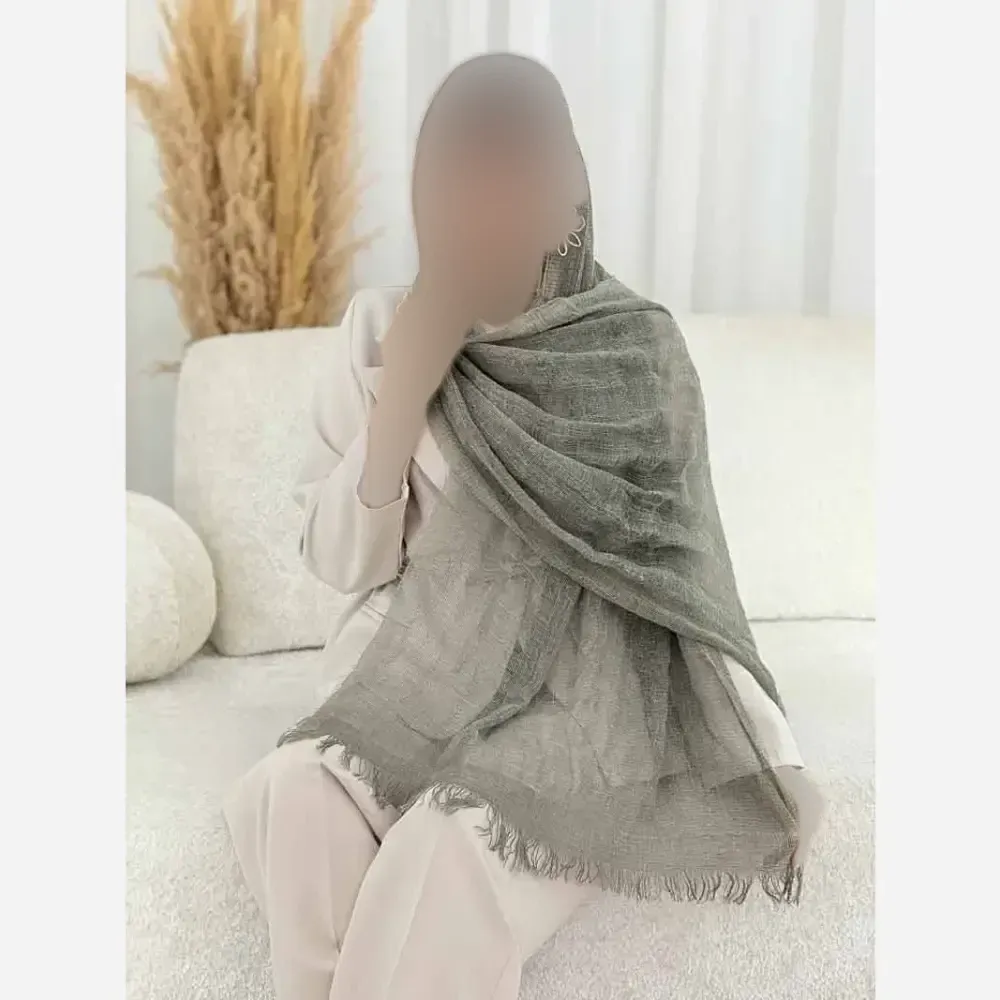 شال مریمی لنین نخ ظریف ابعاد 165 در 65 زنانه