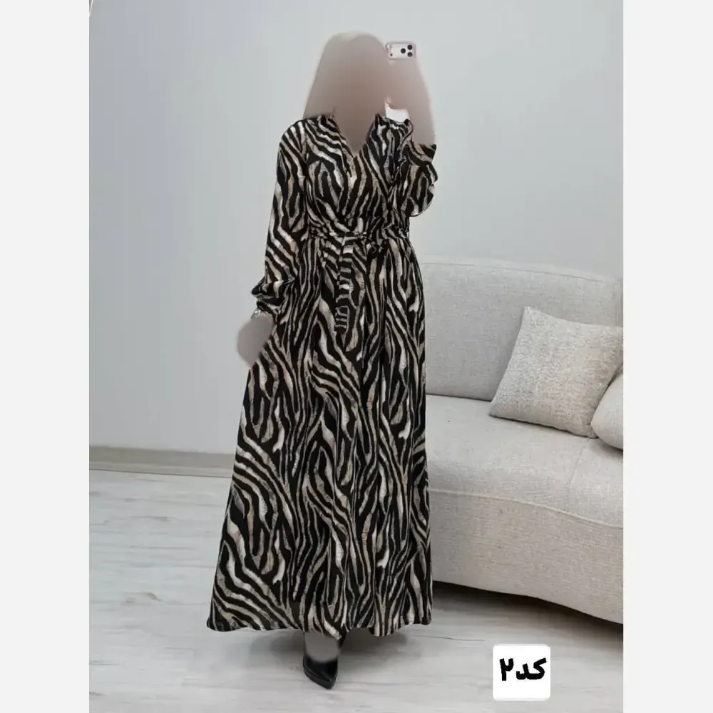 پیراهن حریر روشنا جنس حریر استردار فری سایز 38 تا 46