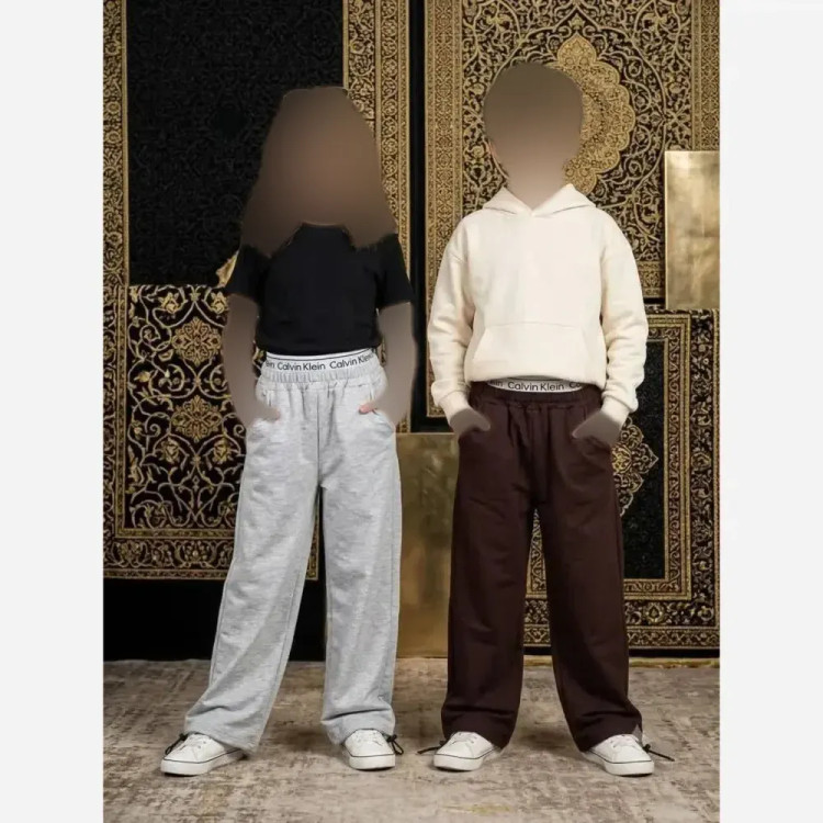 شلوار جاگر اسپرت دورس گلکسی دخترانه و پسرانه کمر کلوین