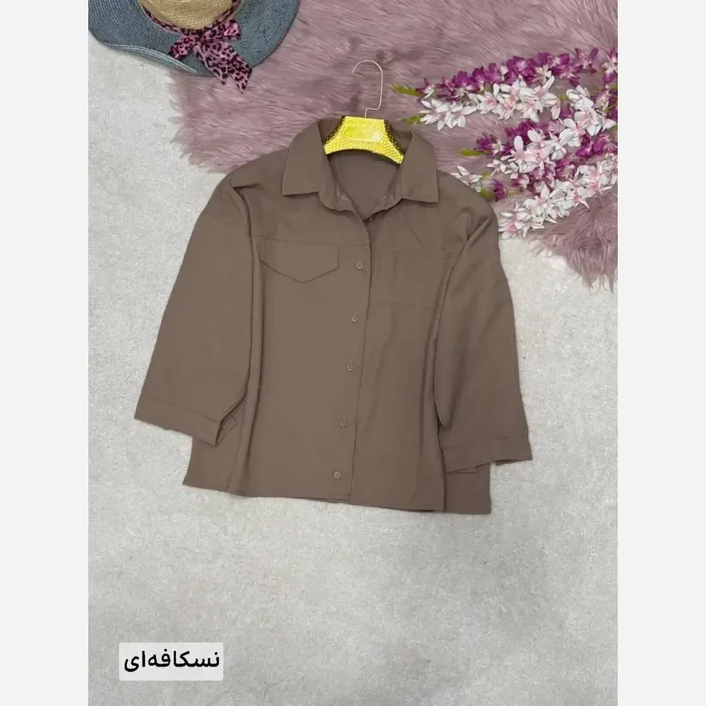 شومیز زنانه مدل نیکا جنس پری سیلک خنک و سبک رنگبندی متنوع سایز فری 38 تا 46