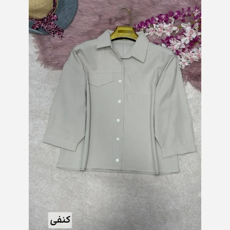 شومیز زنانه مدل نیکا جنس پری سیلک خنک و سبک رنگبندی متنوع سایز فری 38 تا 46
