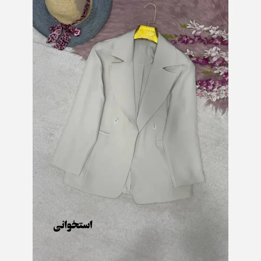 کت اسپرت زنانه نگار جنس کرپ مازراتی لایی کوبی شده