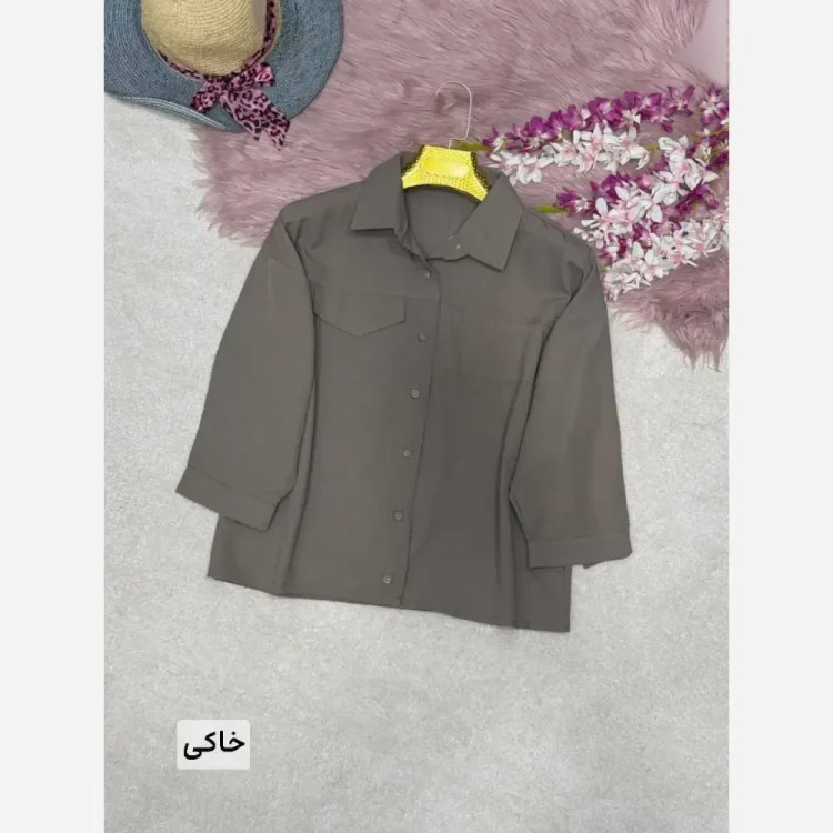 شومیز زنانه مدل نیکا جنس پری سیلک خنک و سبک رنگبندی متنوع سایز فری 38 تا 46