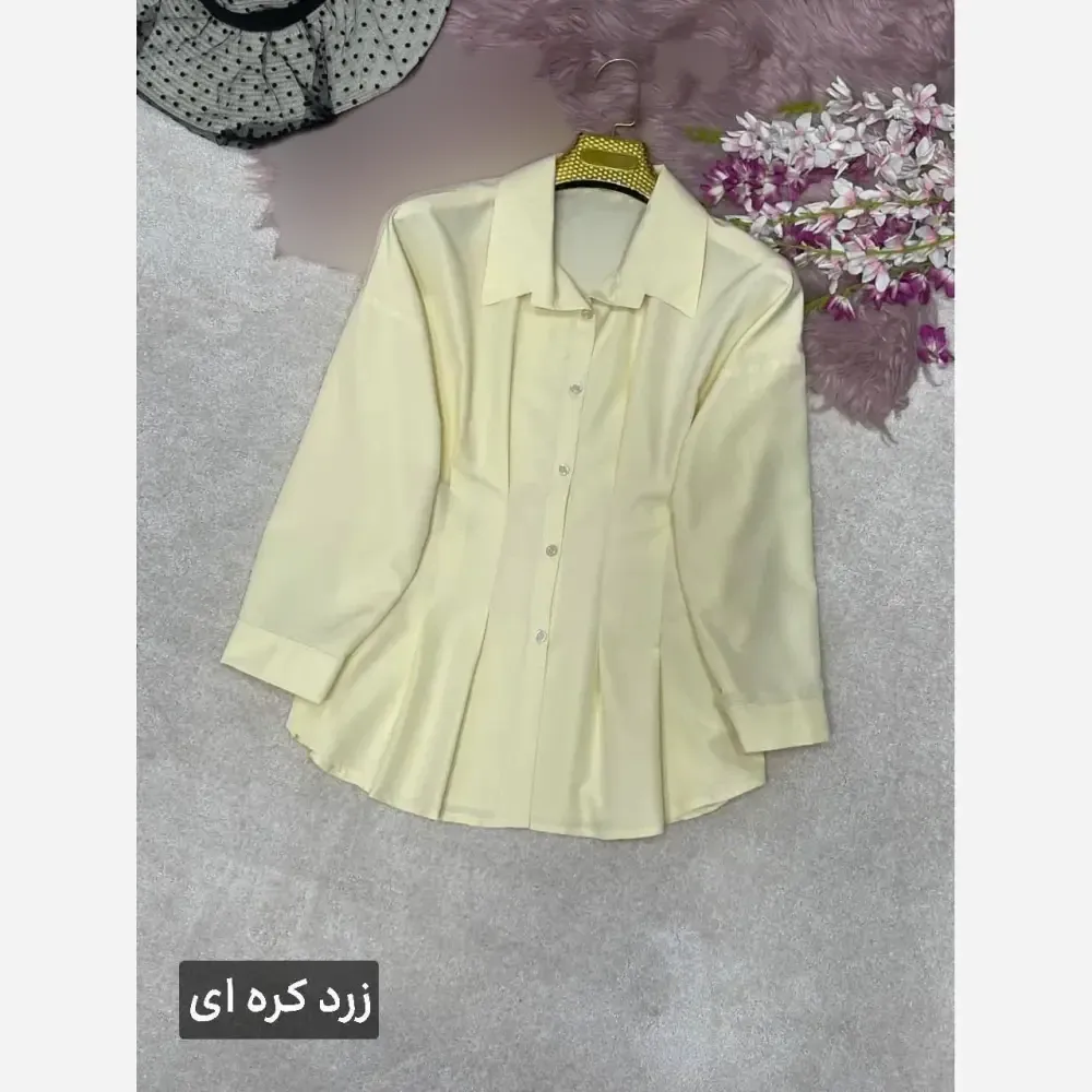 شومیز عروسکی ملون جنس پری خنک فری سایز