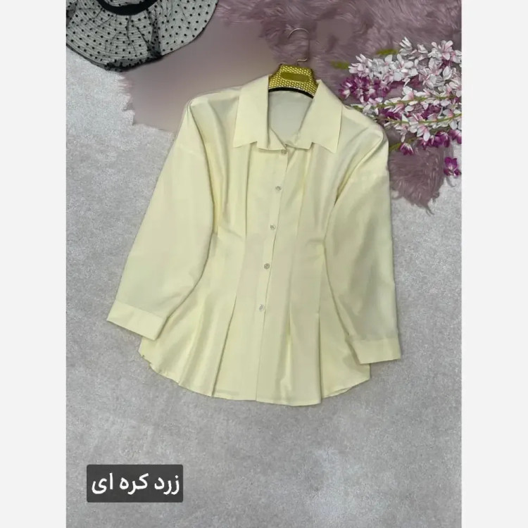 شومیز عروسکی ملون جنس پری خنک فری سایز