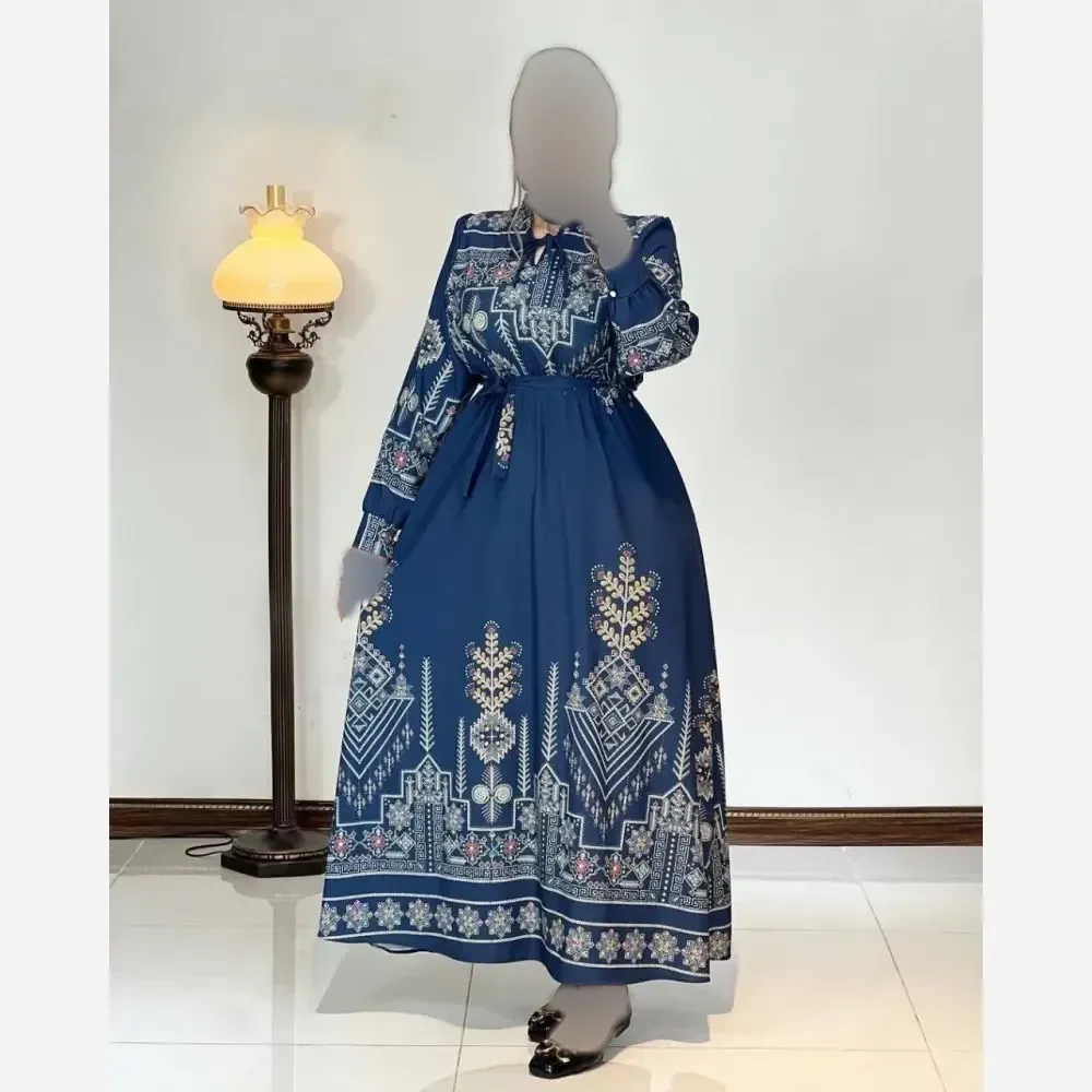 لباس ساحلی زنانه مدل فرنوش جنس کرپ فلور درجه یک فری سایز