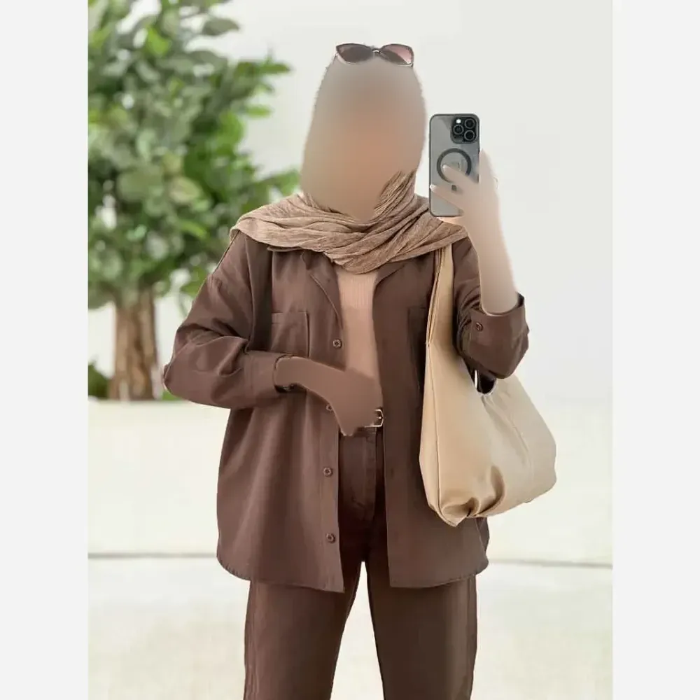 مانتو کتان لنین شسته شده اعلا مدل ریحانه فری سایز