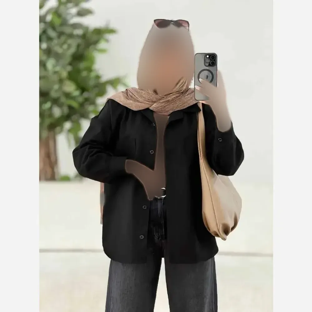 مانتو کتان لنین شسته شده اعلا مدل ریحانه فری سایز