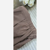 ست کت و شلوار پانچ مازراتی زنانه فری سایز کرم نسکافه ای