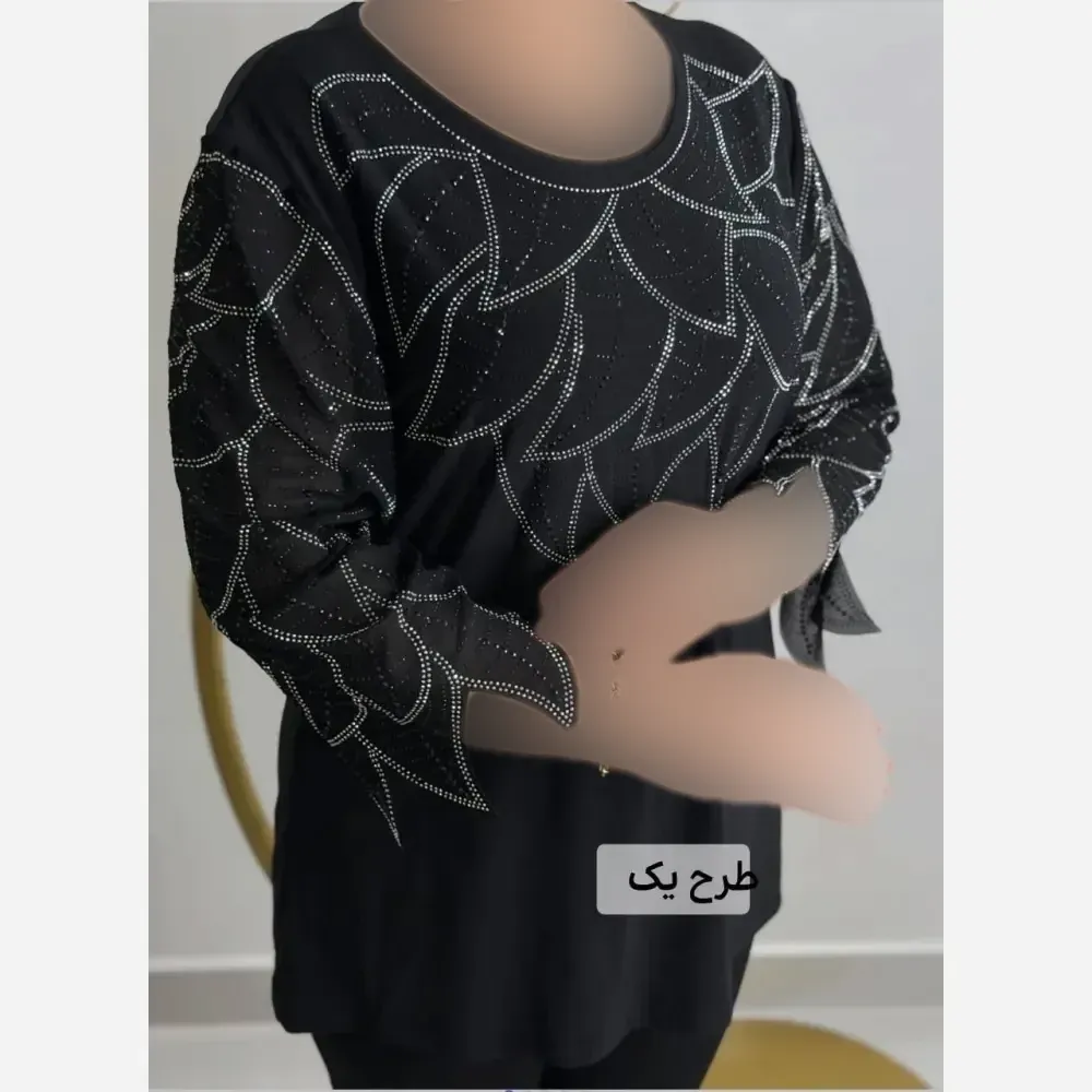 شومیز مجلسی وارداتی سایز بزرگ جنس جودون درجه یک