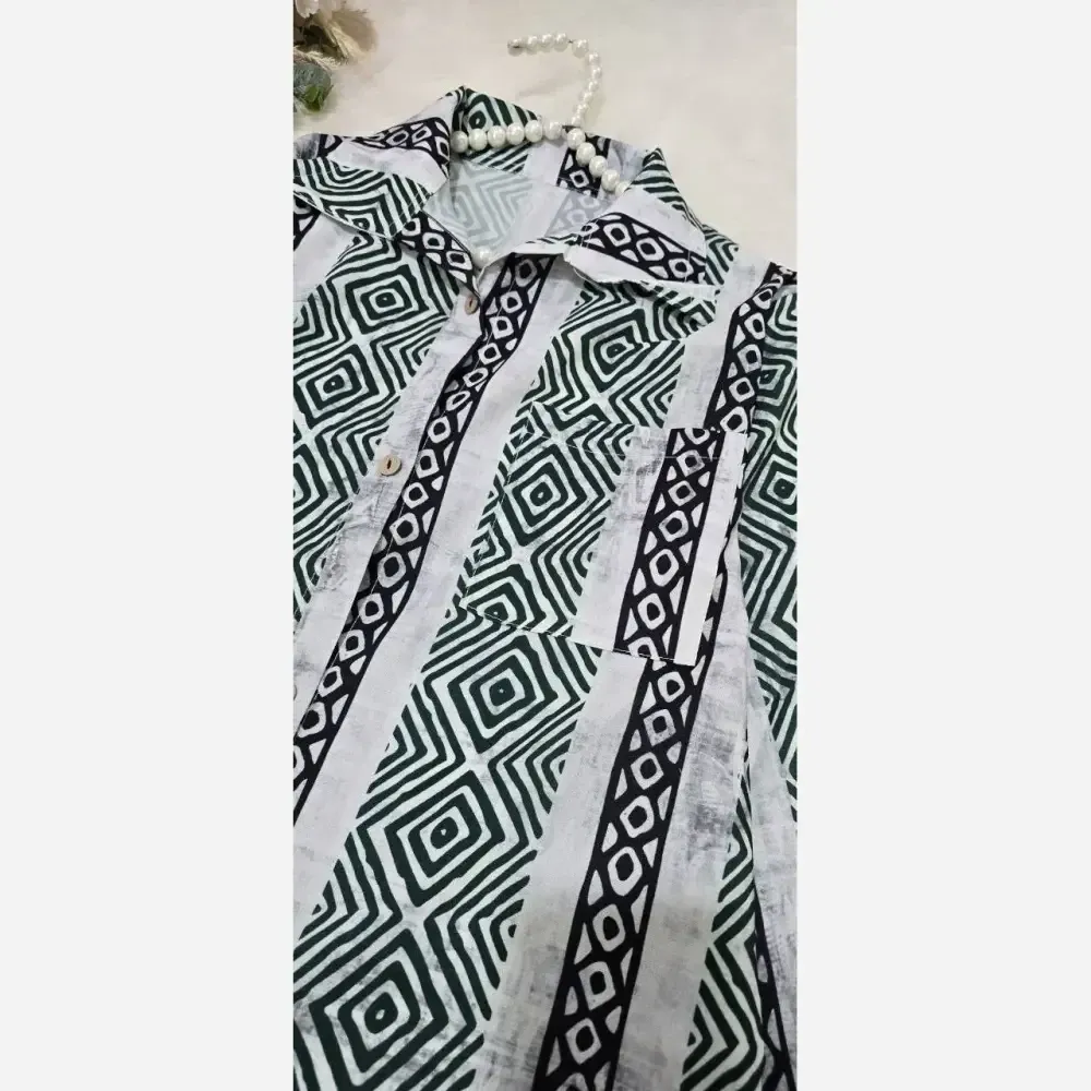 مانتو آستین گت لنین نخی اعلا فری سایز