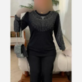 شومیز مجلسی زنانه پنبه لاکرا باکیفیت فری سایز