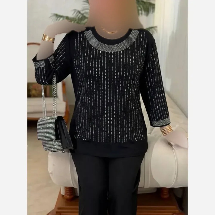 شومیز مجلسی زنانه پنبه لاکرا باکیفیت فری سایز
