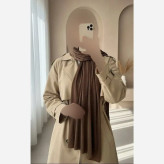 شال مخمل ظریف ایستایی عالی ابعاد 190 در 48 سانتی متر