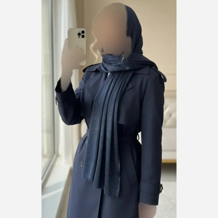شال مخمل ظریف ایستایی عالی ابعاد 190 در 48 سانتی متر