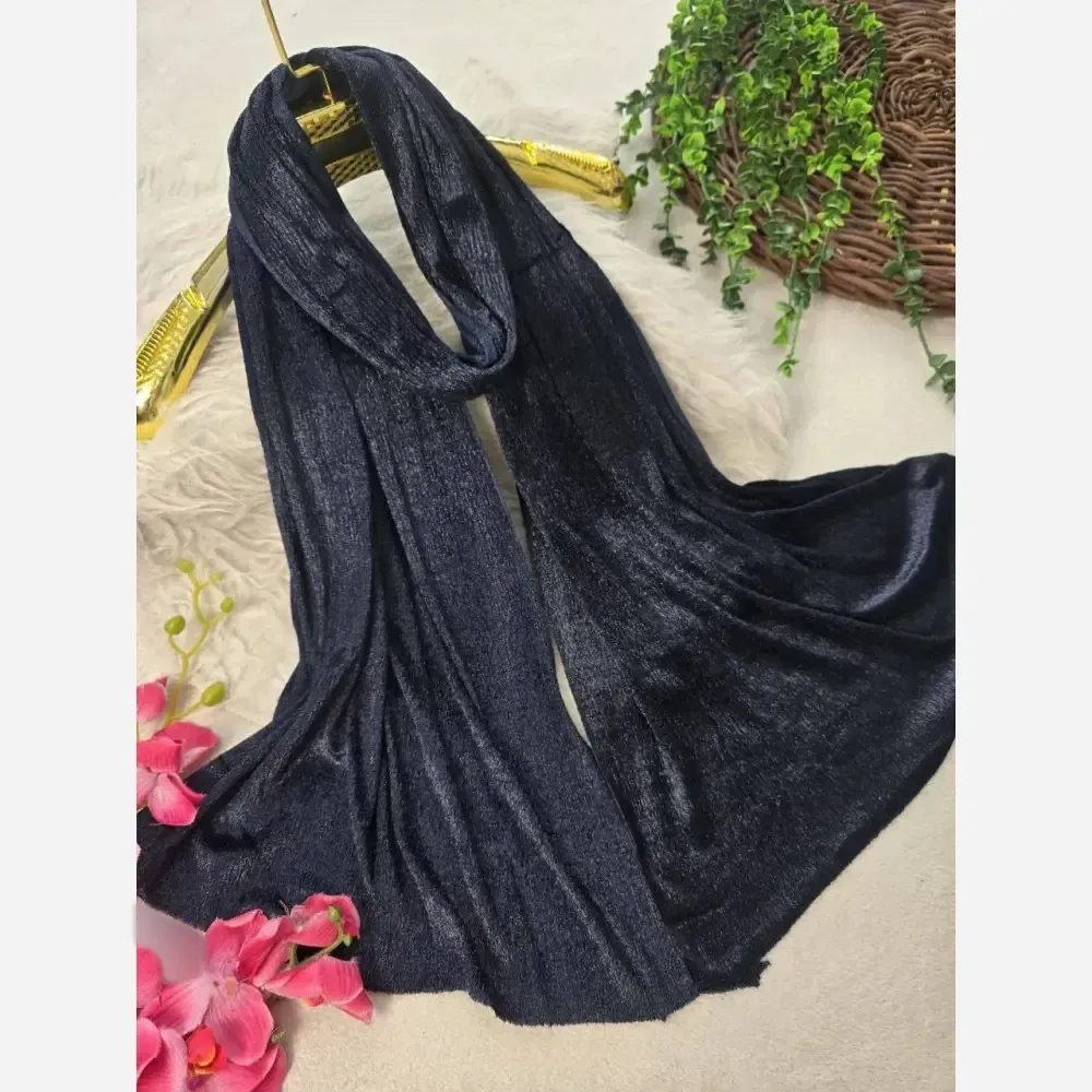 شال مخمل ظریف ایستایی عالی ابعاد 190 در 48 سانتی متر