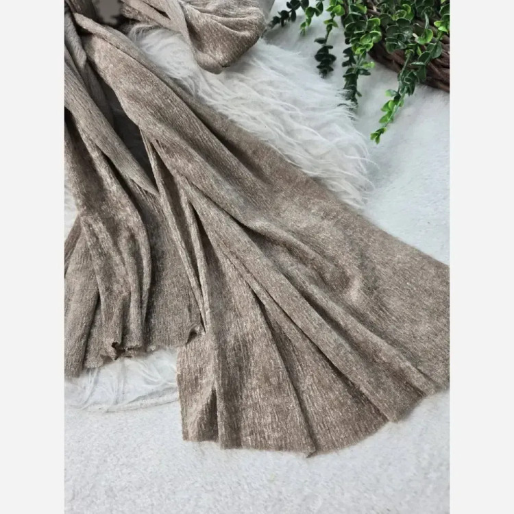 شال مخمل ظریف ایستایی عالی ابعاد 190 در 48 سانتی متر