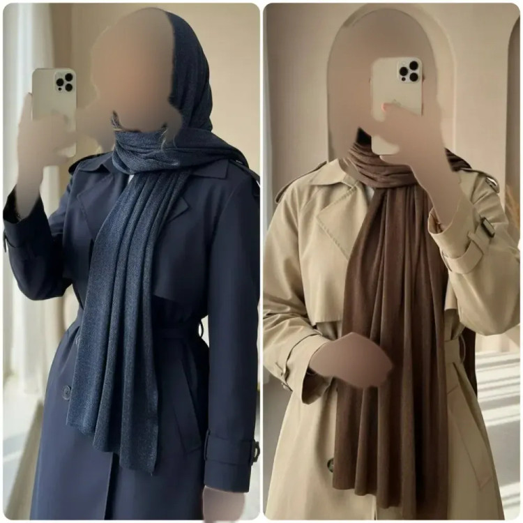 شال مخمل ظریف ایستایی عالی ابعاد 190 در 48 سانتی متر