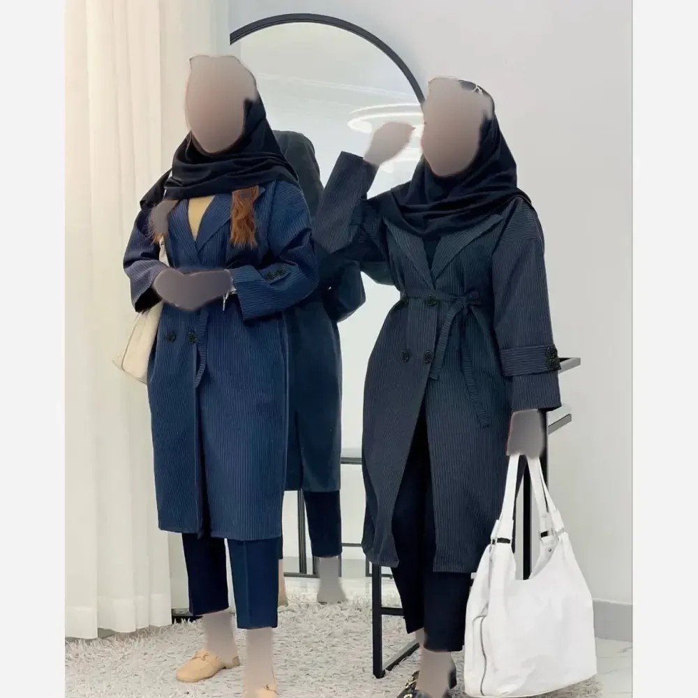 مانتو دانشجویی مکانیک پرشیادیپلمات درجه یک رنگ مشکی و سرمه ای