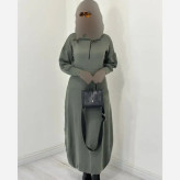 کفتان ساعت شنی بافت باکیفیت فری سایز 38 تا 48