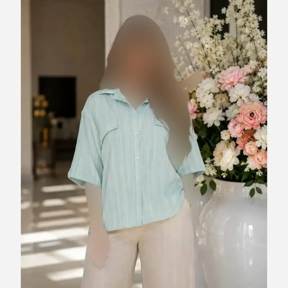 مانتو تابستانی نگار جنس بنلی فری سایز رنگ صورتی نسکافه ای آدامسی