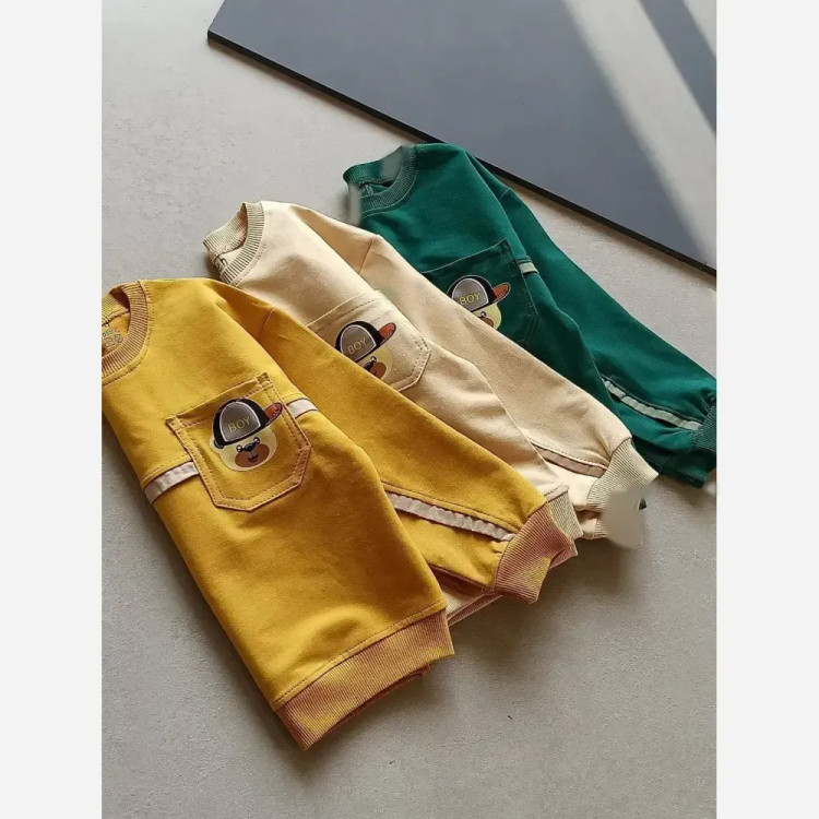 بلوز و شلوار بچگانه مدل محیا بلوز پنبه دورس لاکرا و شلوار کتان رنگ بندی متنوع سایز 35 تا 45
