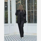 سه تیکه پاییزه سوپرمازراتی مدل کلمبیایی سایز 38 تا 46 رنگ مشکی و نسکافه ای