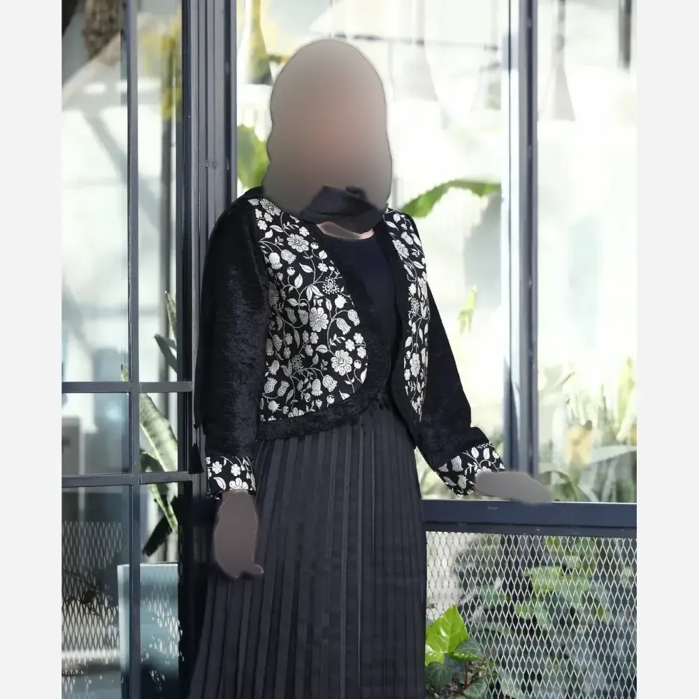 کت تک مخمل خرجکار هندی فری سایز