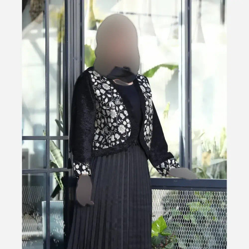 کت تک مخمل خرجکار هندی فری سایز