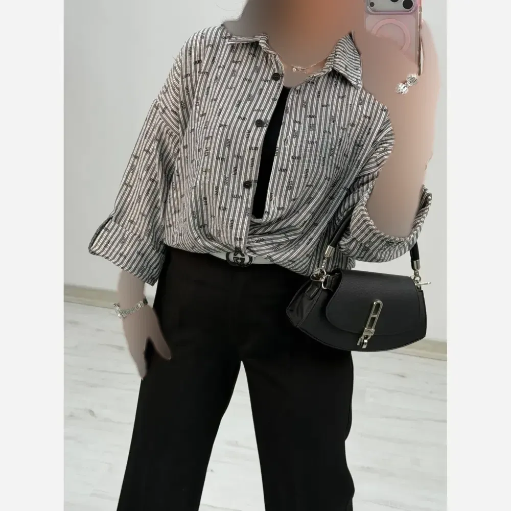 شومیز زنانه طرح دار پنبه زارا شاین دار فری سایز