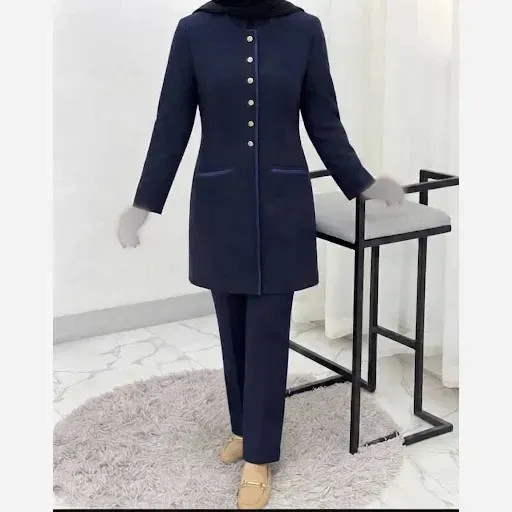مانتو شلوار اداری ساغر جنس پرشیا درجه یک