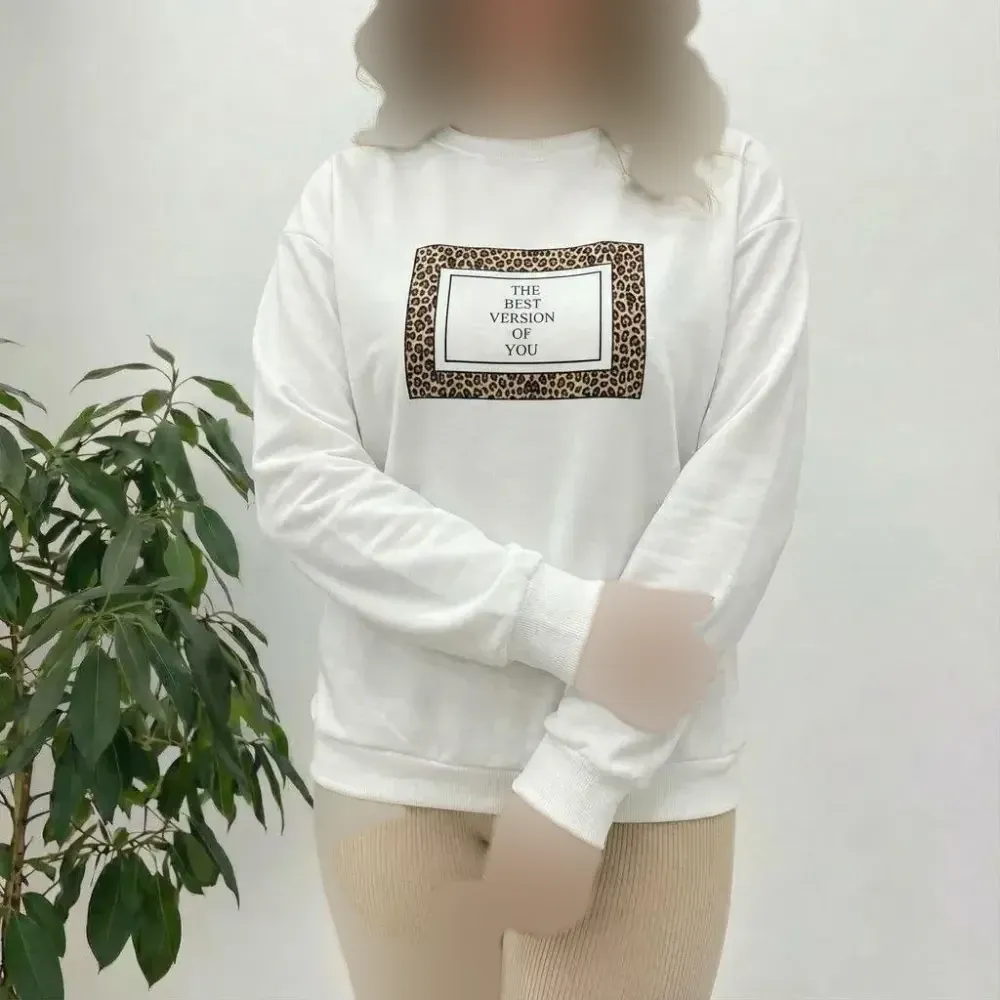 دورس توکرکی زنانه طرح best version مناسب زیر پافر و کاپشن رنگ مشکی و سفید سایز فری 38 تا 46