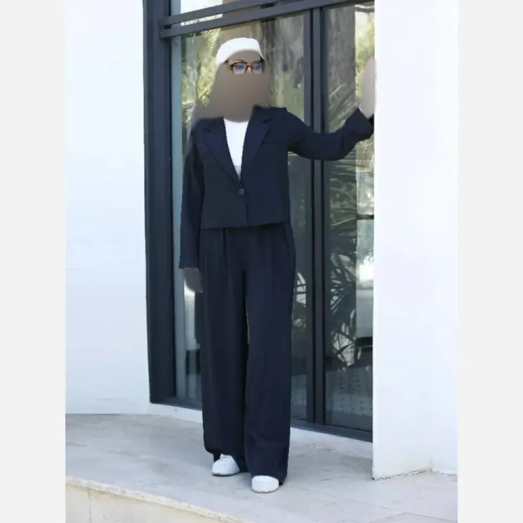 ست کت و شلوار زنانه جنس بزیاق سایز 38 تا 46