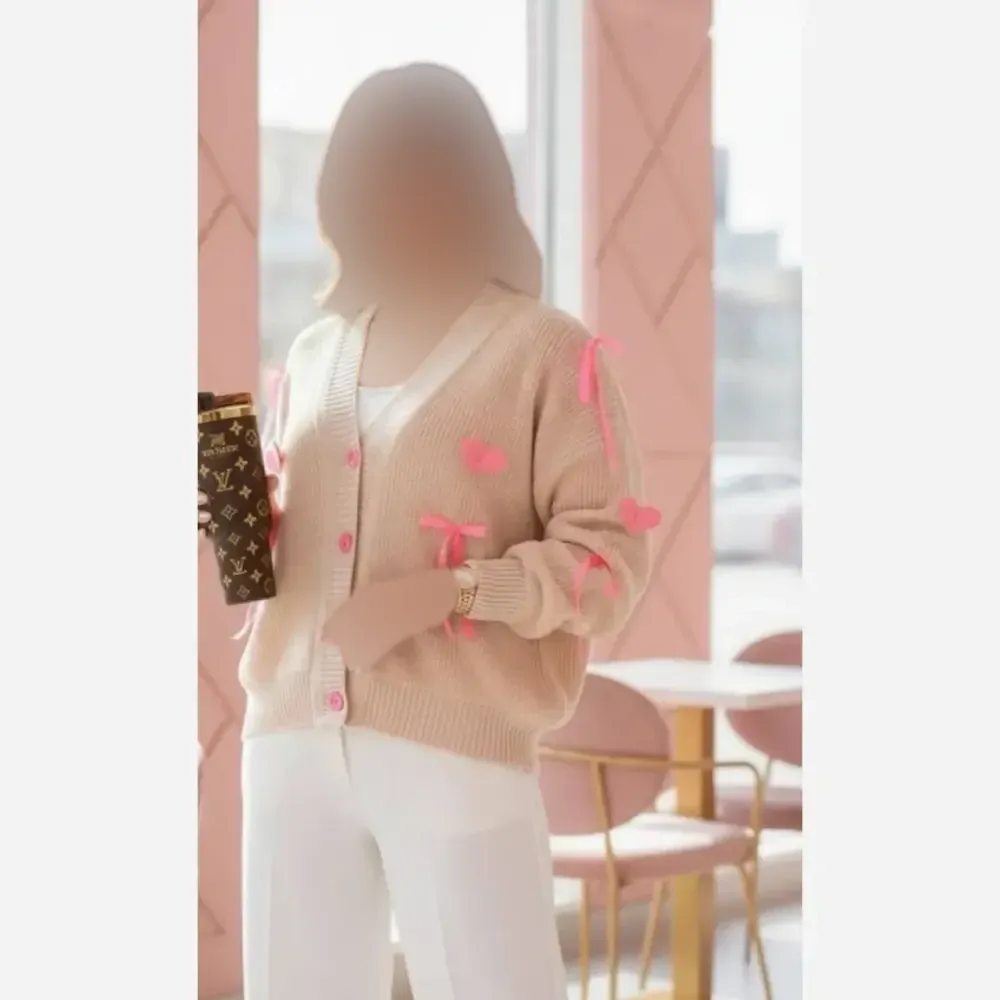 ژاکت بافت پینترستی قلبی زنانه درجه یک گرم بالا سایز 38 تا 50