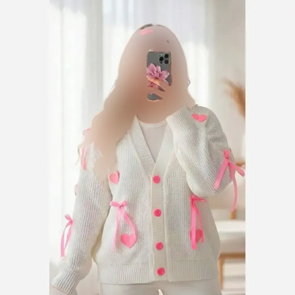 ژاکت بافت پینترستی قلبی زنانه درجه یک گرم بالا سایز 38 تا 50