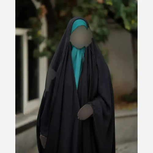 چادر جده مرواریدی کن کن ندا مشکی
