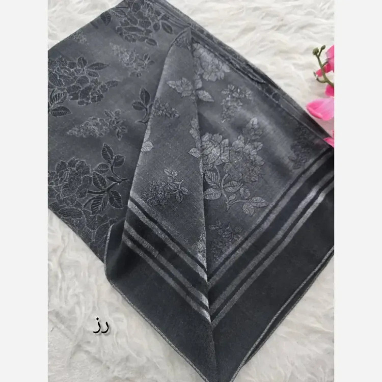 شال ژاکارد دورو شیشه ای ضخیم مجلسی ابعاد 68 در 187 سانتیمتر