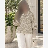 مانتو شانتون کسمه دوزی زنانه خنک فری سایز تا 48