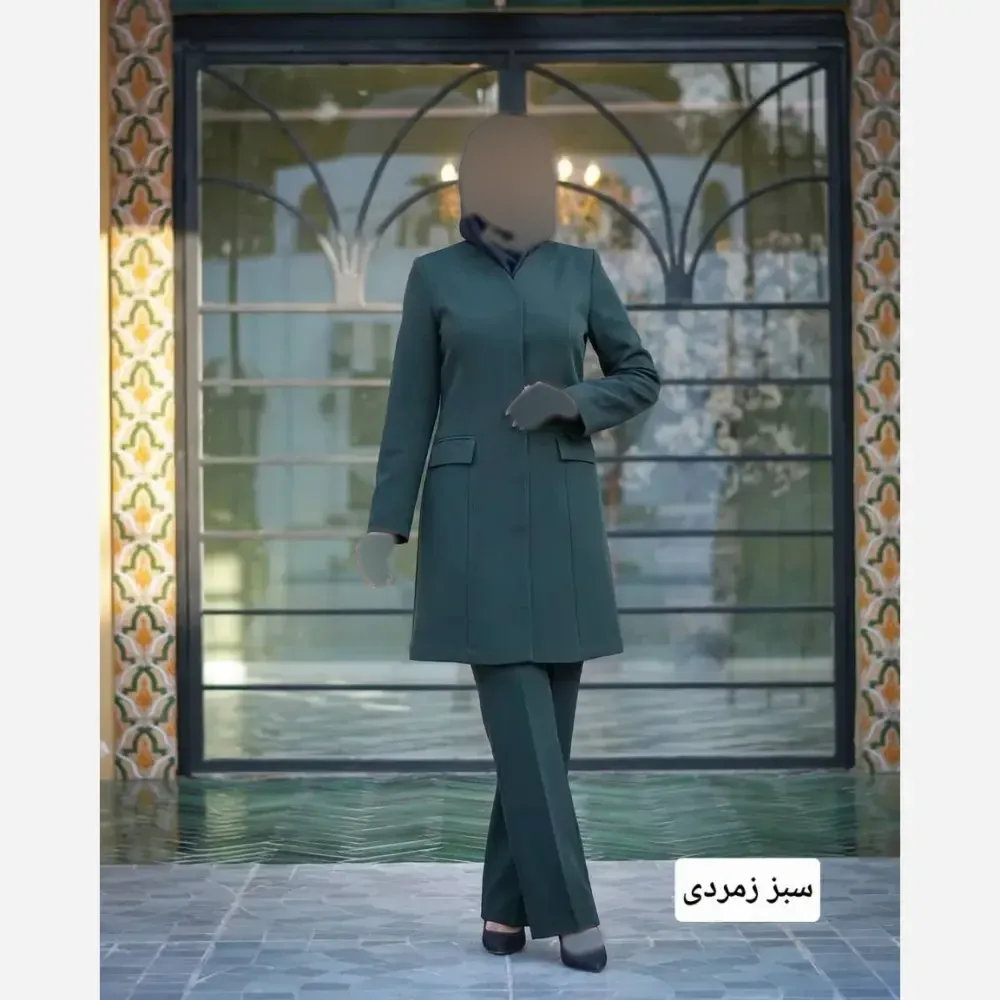 ست مانتو و شلوار اداری بوتکات سوپر مازراتی مدل مرجان