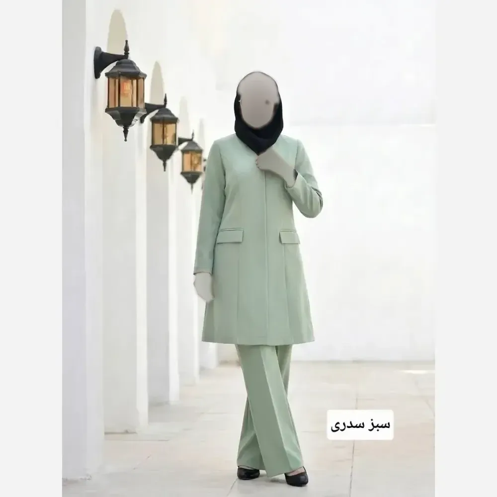 ست مانتو و شلوار اداری بوتکات سوپر مازراتی مدل مرجان