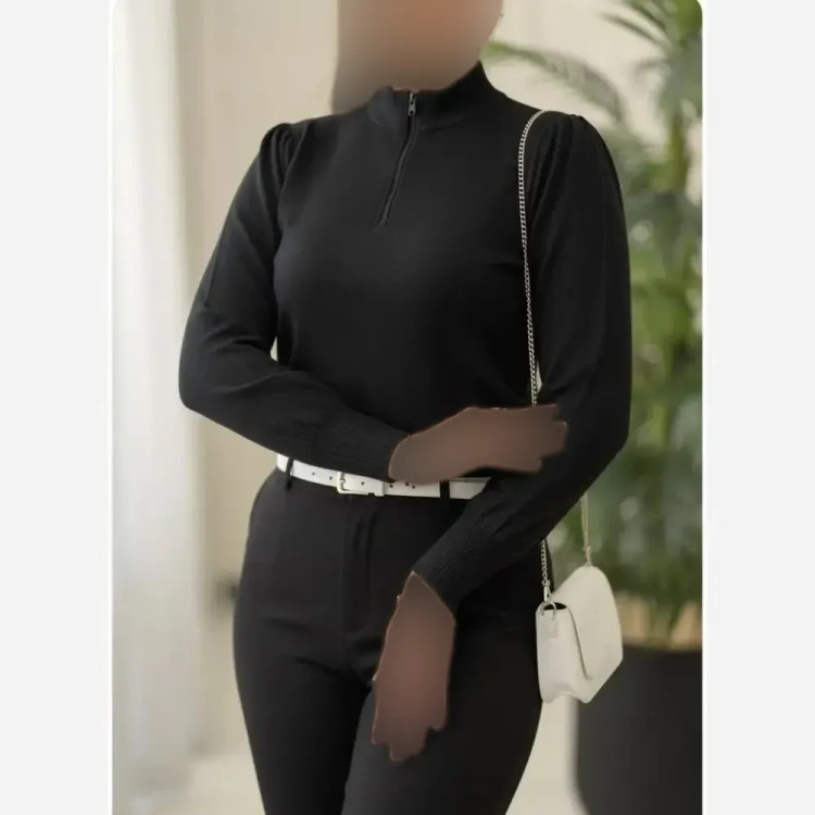 کالکشن فانریپ کبریتی زنانه بلوز و بادی زیپ دار فری سایز 36_44